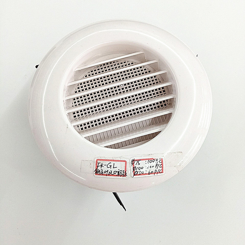 High Quality ABS Plastic Exhaust Vent Tuyere Round Louver Type Air Outlet Ceiling Wall Duct Grille