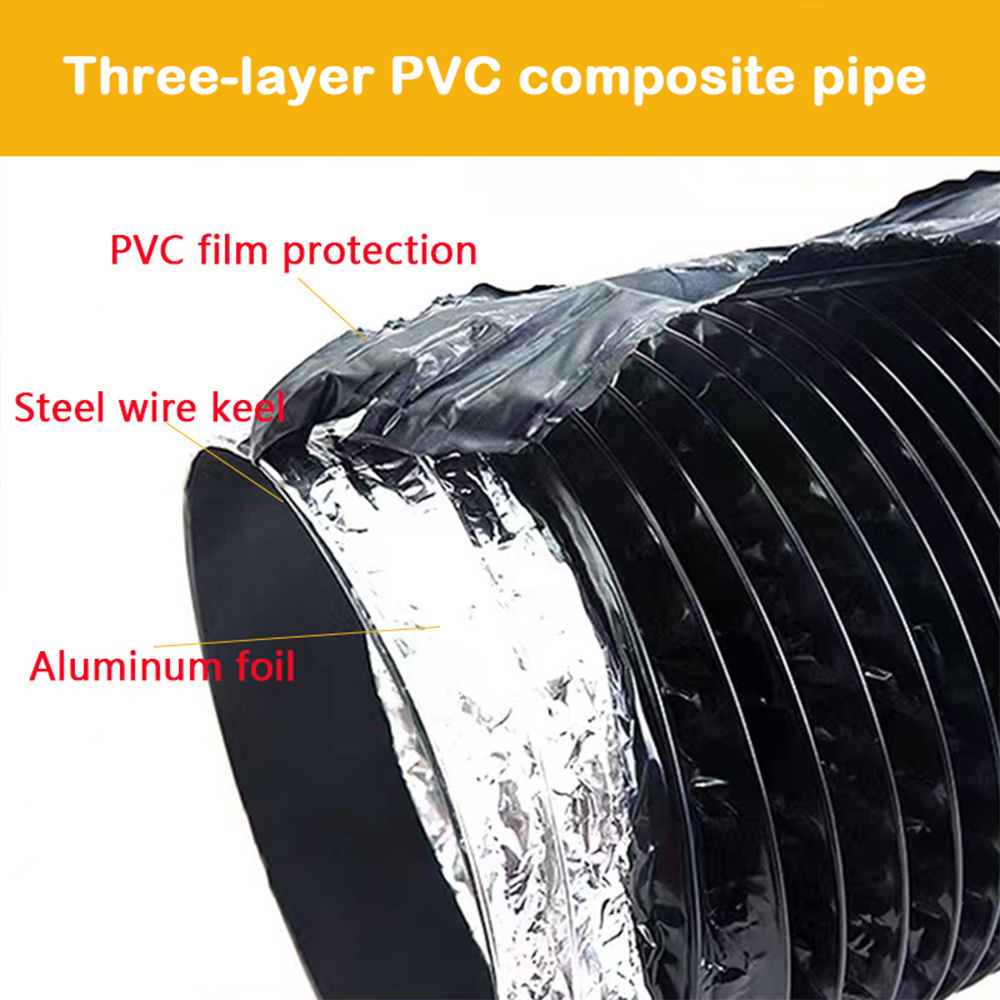 Flexible Aluminum Foil expandable vent Hose