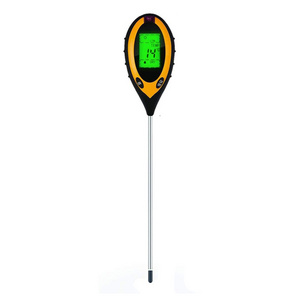 Moisture Meter For Plants Soil Analyzer 4 in 1 With Sunlight Detect Flower Ph Meter Digital Humidity Sensor