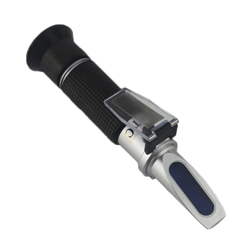 Refractometer Sugar Meter 0-90% Brix HXT-90ATC Handheld Brewing Auto Refractometer Fruit Sauce Meter Sugar Refractomer