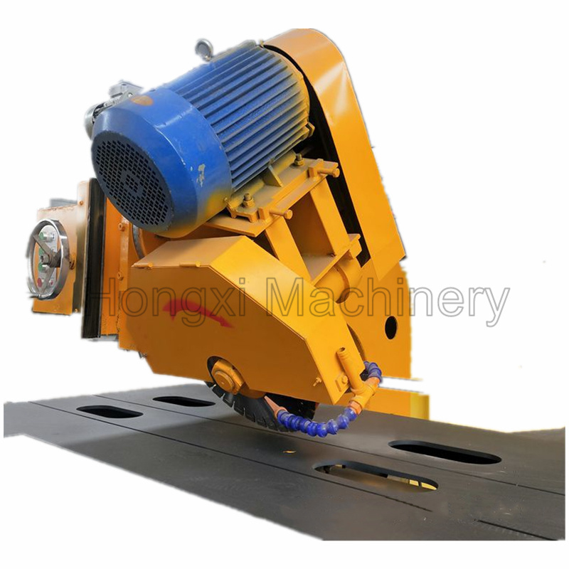 double speed manual marble granite stone slab edge cutting machine