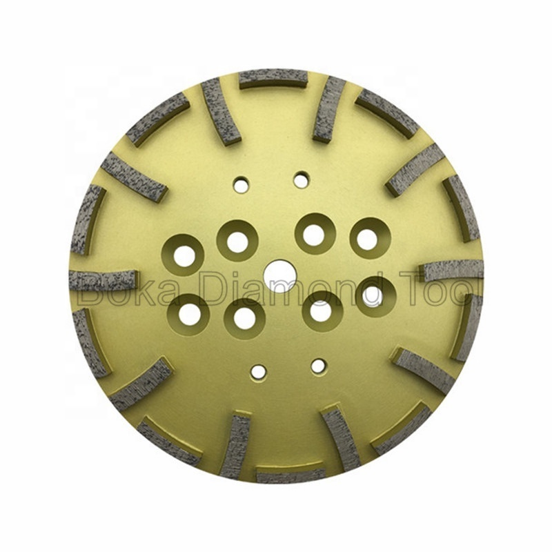 Wholesale Price 10 inch 250mm blastrac diamond grinding disc / diamond concrete floor grinding plate