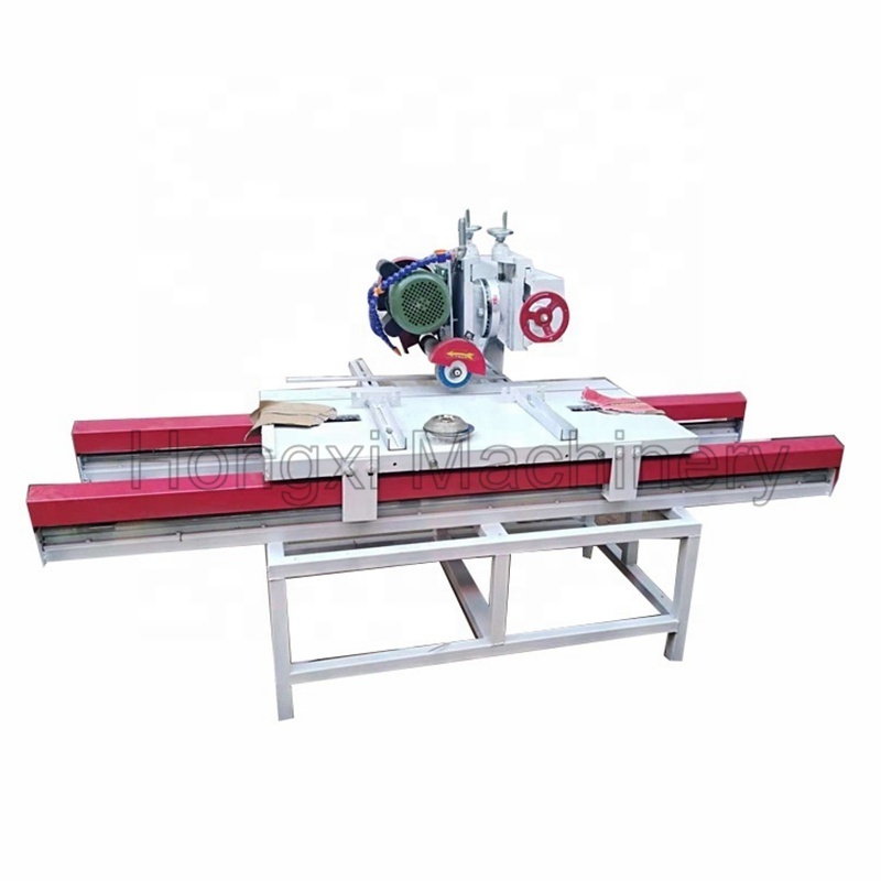 double speed manual marble granite stone slab edge cutting machine