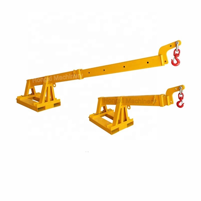 Stone Slabs Forklift Jib Crane Boom Extension Attachment Lifting Equipment for Forklift