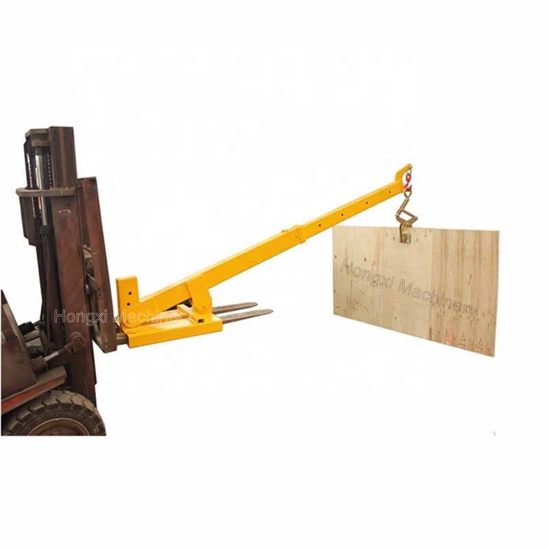 Stone Slabs Forklift Jib Crane Boom Extension Attachment Lifting Equipment for Forklift