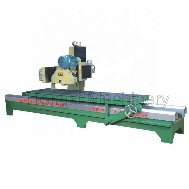 double speed manual marble granite stone slab edge cutting machine