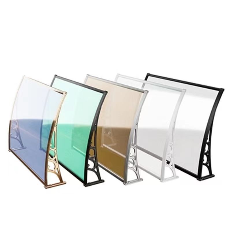 Garden aluminum  roof awning plastic polycarbonate patio awning for windows aluminum  carport