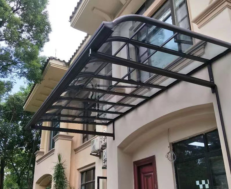 Outdoor Diy Waterproof Price Window Aluminum Roof Polycarbonate Rain Cover Terrace Balcony Patio Cover Awning Canopy