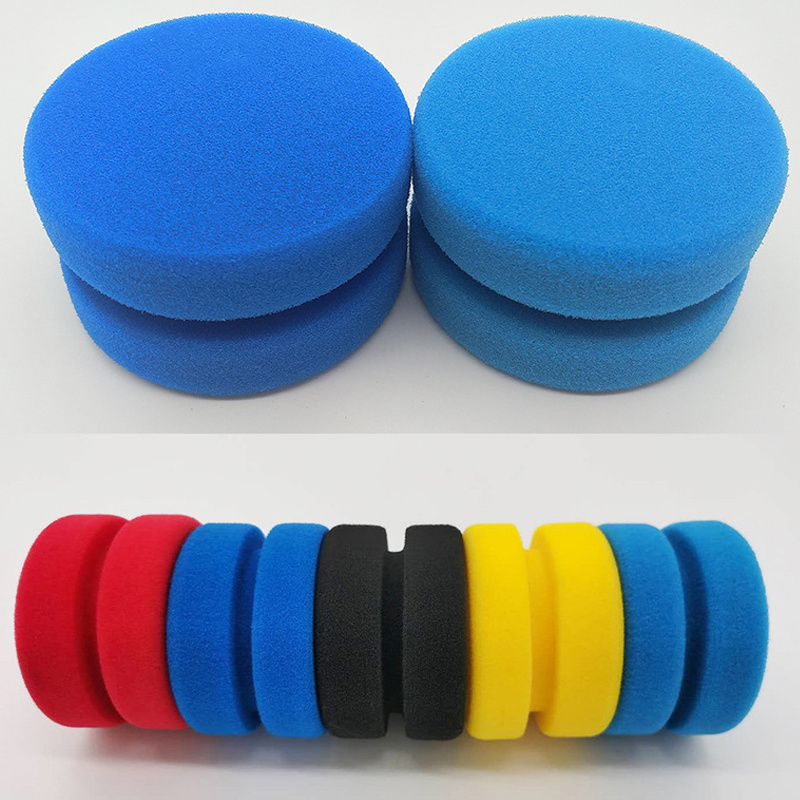 4 Inch  Car Tire Polishing Pad Detailing Foam Pad Car Cleaning Sponge Car Sponge Tyre Wax Applicator