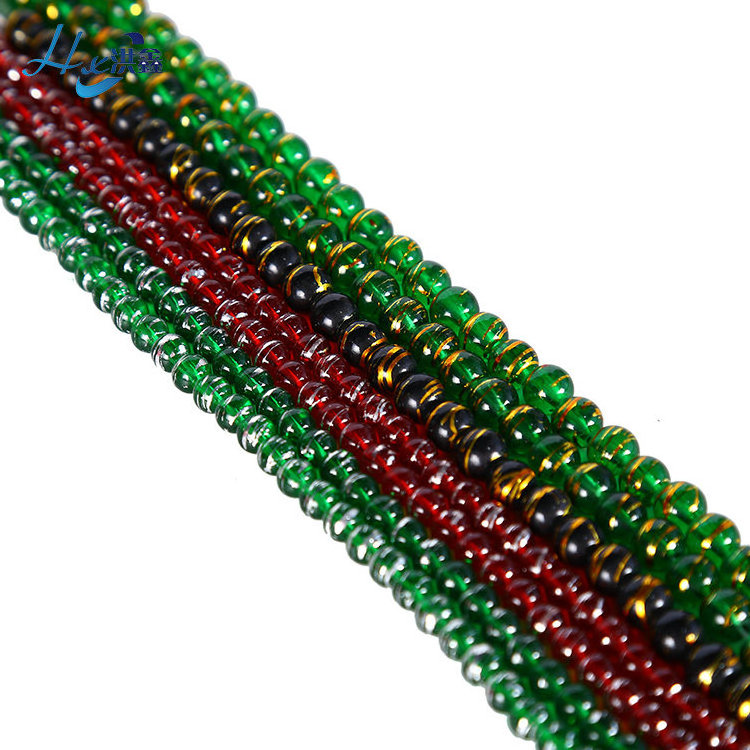 Best Selling Artificial African Jewellery Beads With Color Lines