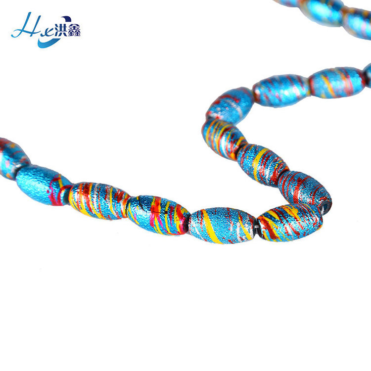 Best Selling Artificial African Jewellery Beads With Color Lines