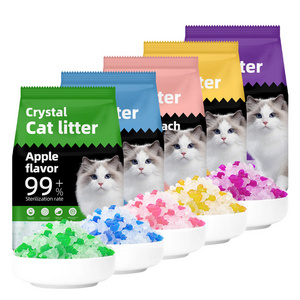 Factory Wholesale silica gel cat litter crystal double deodorant No chemical properties bacteria-free bulk cat litter wholesale