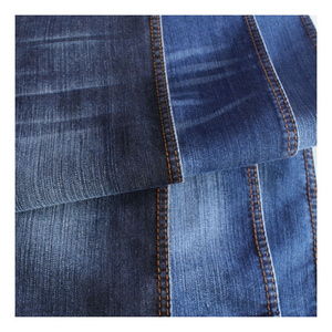 Denim fabric factory cotton polyester rayon spandex denim fabric for Men's jeans good