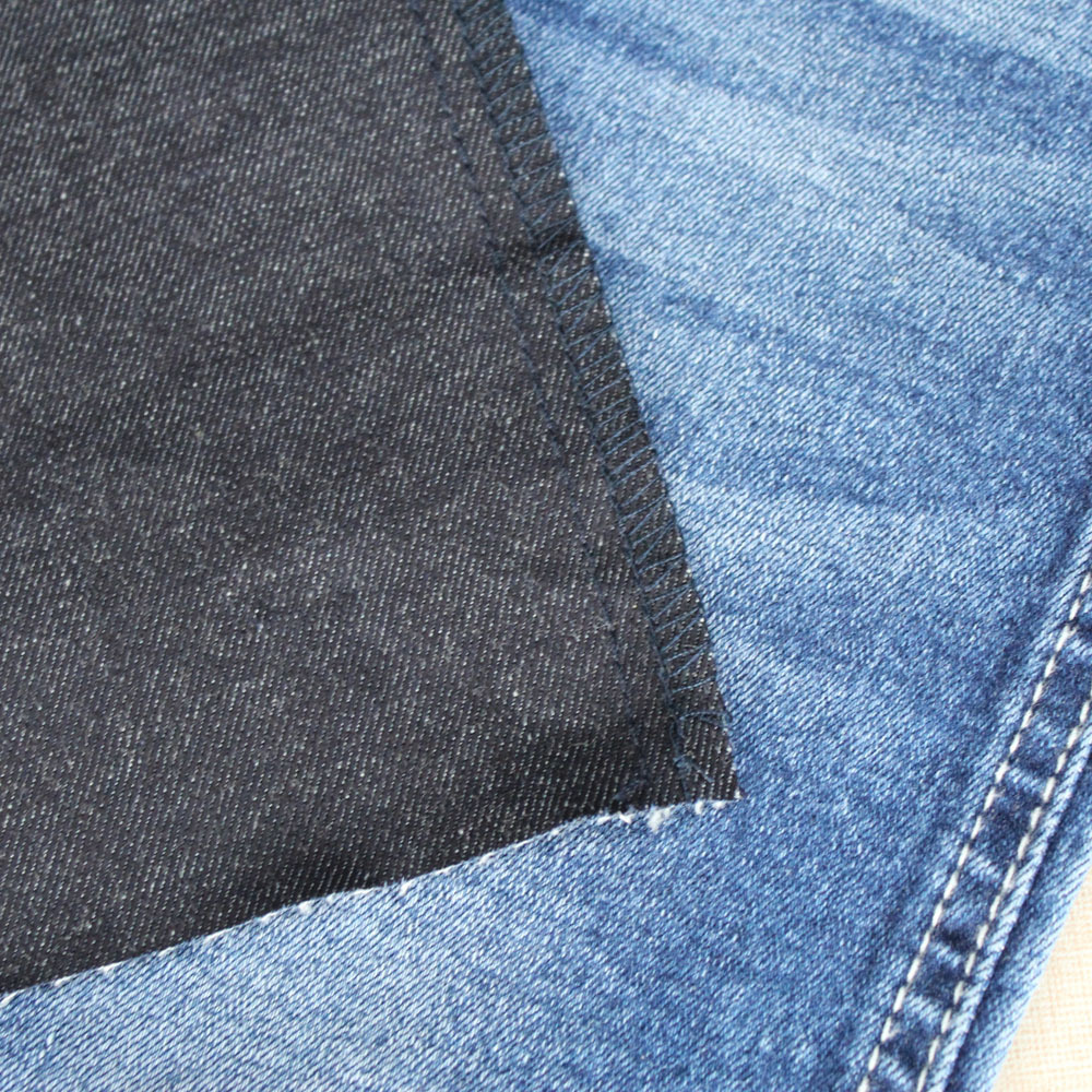 Custom 2% spandex denim fabric 4 oz 98% cotton 2% elastane denim