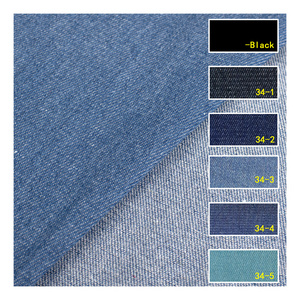 Fabric Best African Sales 100% Cotton Denim Wash Denim Fabric Oem Laser Woven High Quality Stone 34 Logo Denim Men 315gsm TWILL