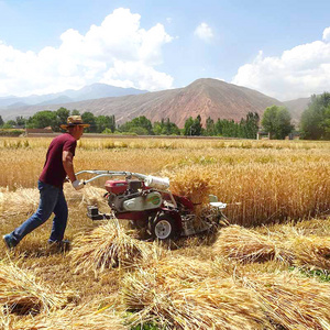 mini tractor reaper 900 paddy reaper cutting machine reaper binder for rice paddy harvest machine