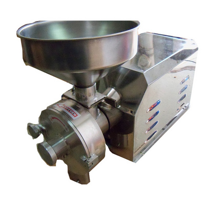 automatic stainless Steel Electric grain mill grinder/ soybean  powder machine / rice flour mill machine