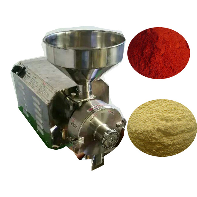 automatic stainless Steel Electric grain mill grinder/ soybean  powder machine / rice flour mill machine