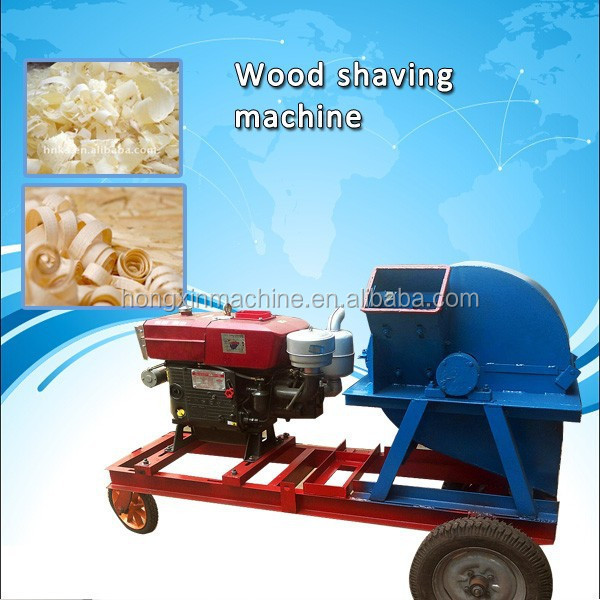 Wood shaving machine, wood recycling machine