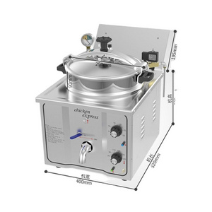 Factory price broasted chicken machine/broaster pressure fryer/duck high pressure fryer