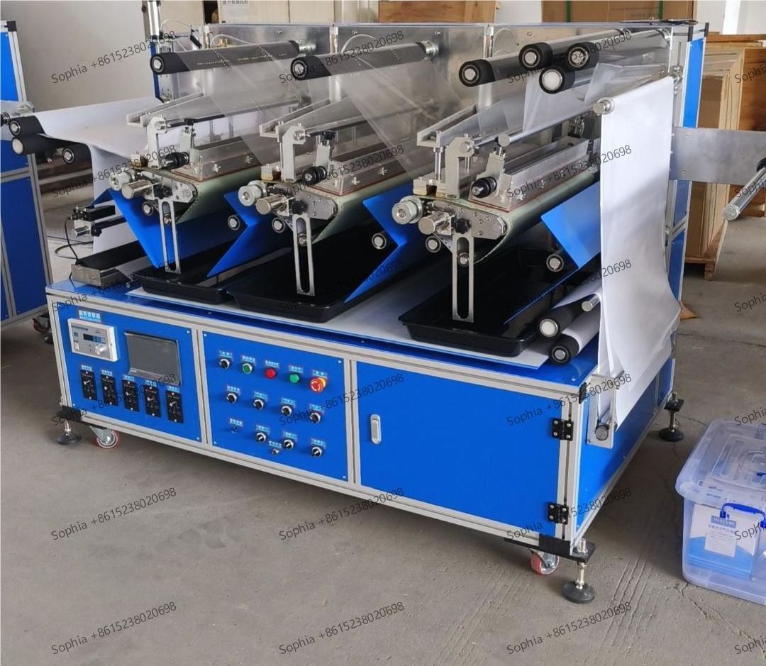 2 colors Automatic rhinestones brusher machine automatic rhinestone making machine