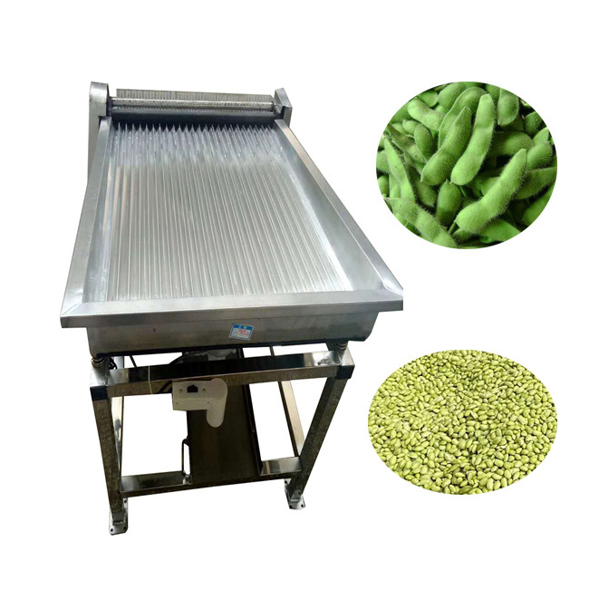 Commercial fresh pea sheller for sale industrial green pea peeling machine / horse bean dehuller machine