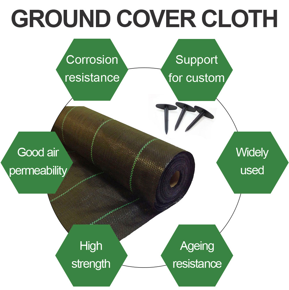 Best Quality Crazy Price garden ground cover fabric/weed barrier mat/plastic pp anti weed agro weed control mat