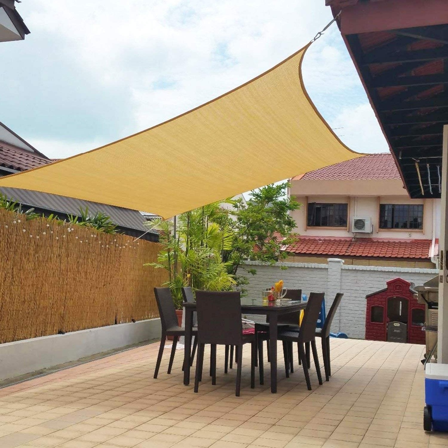 180GSM 320GSM Plastic HDPE Sun Shade Sails