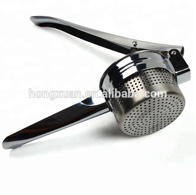 Kitchen Gadget Potato Ricer Pressing Tool Stainless Steel Potato Masher With Comfortable Handle