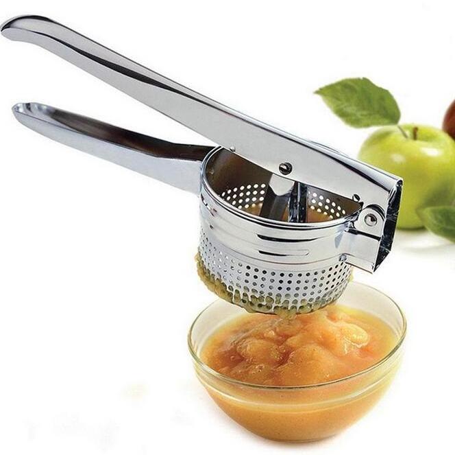 Kitchen Gadget Potato Ricer Pressing Tool Stainless Steel Potato Masher With Comfortable Handle