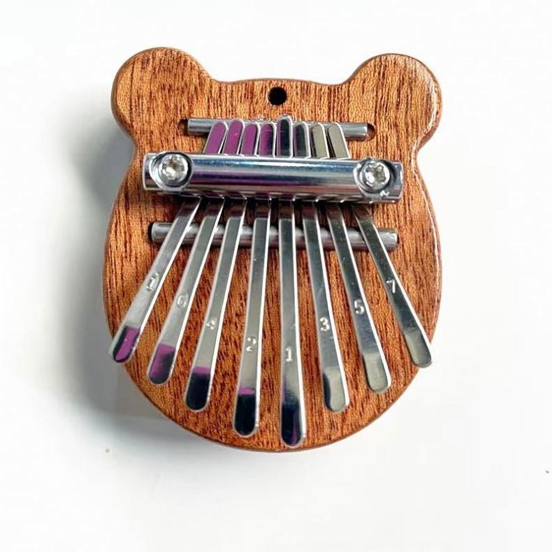 Kalimba Mini Thumb Piano 8 Keys Portable Finger Piano with Lanyard Special Gifts for Kids and Adults Beginner