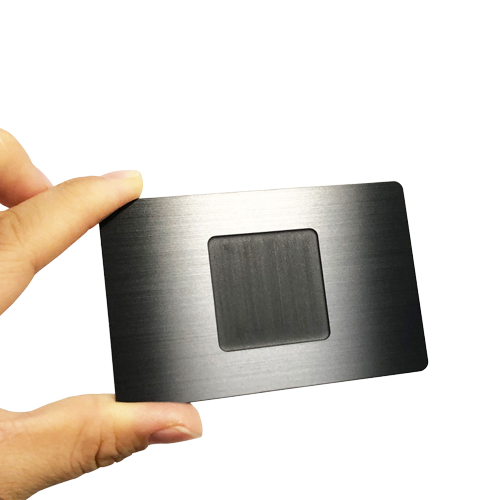 Wholesale Hybrid Rfid Nfc Metal Business Card 13.56mhz Hf Rfid Nfc Digital Business Card Stainless Steel