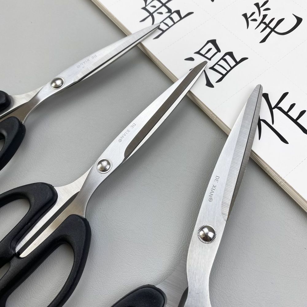 Stainless steel office scissors Students children artists multi-purpose tailor scissors household Plastic Shear