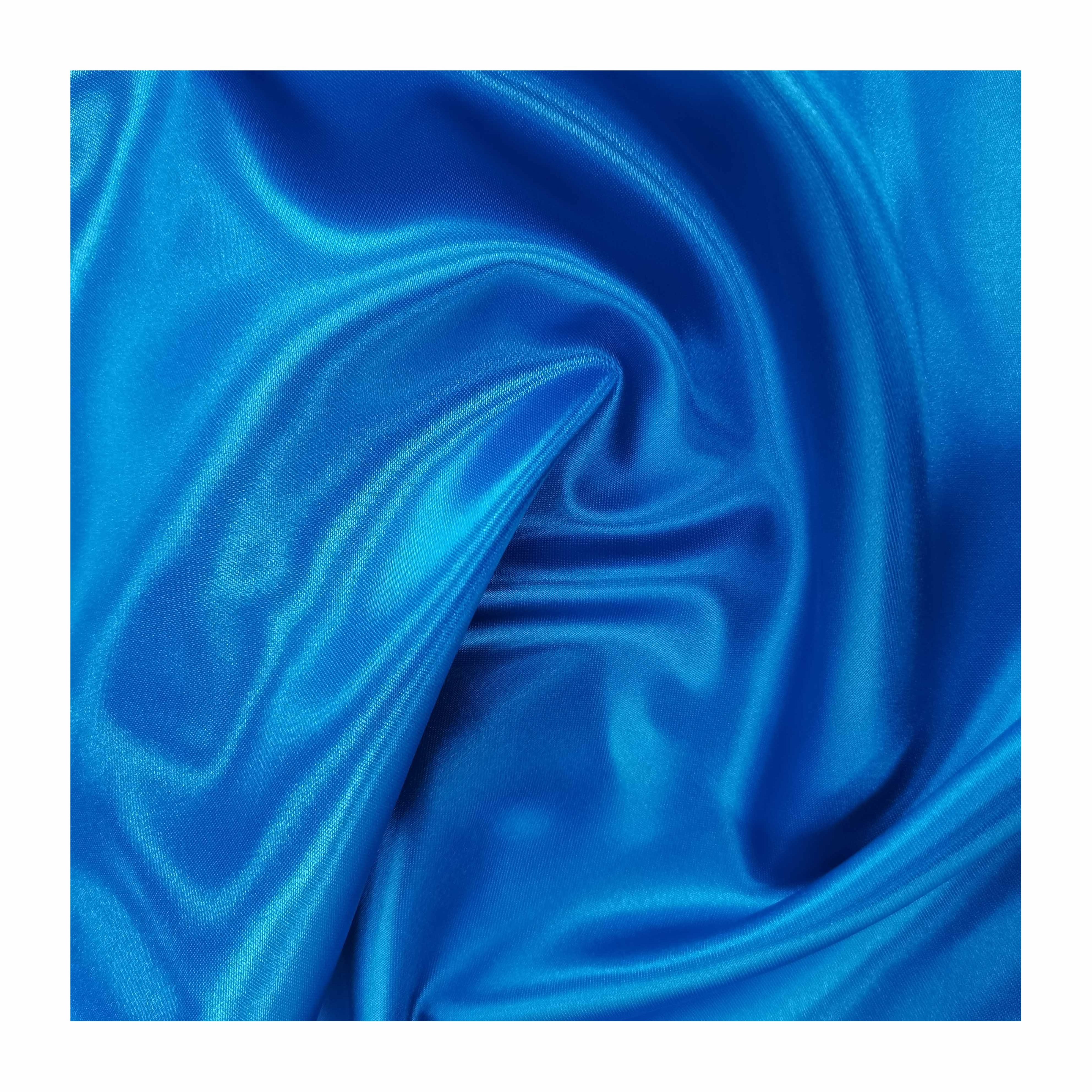 Hot Selling Luxury Shiny Metallic Liquid Polyester Satin Fabric