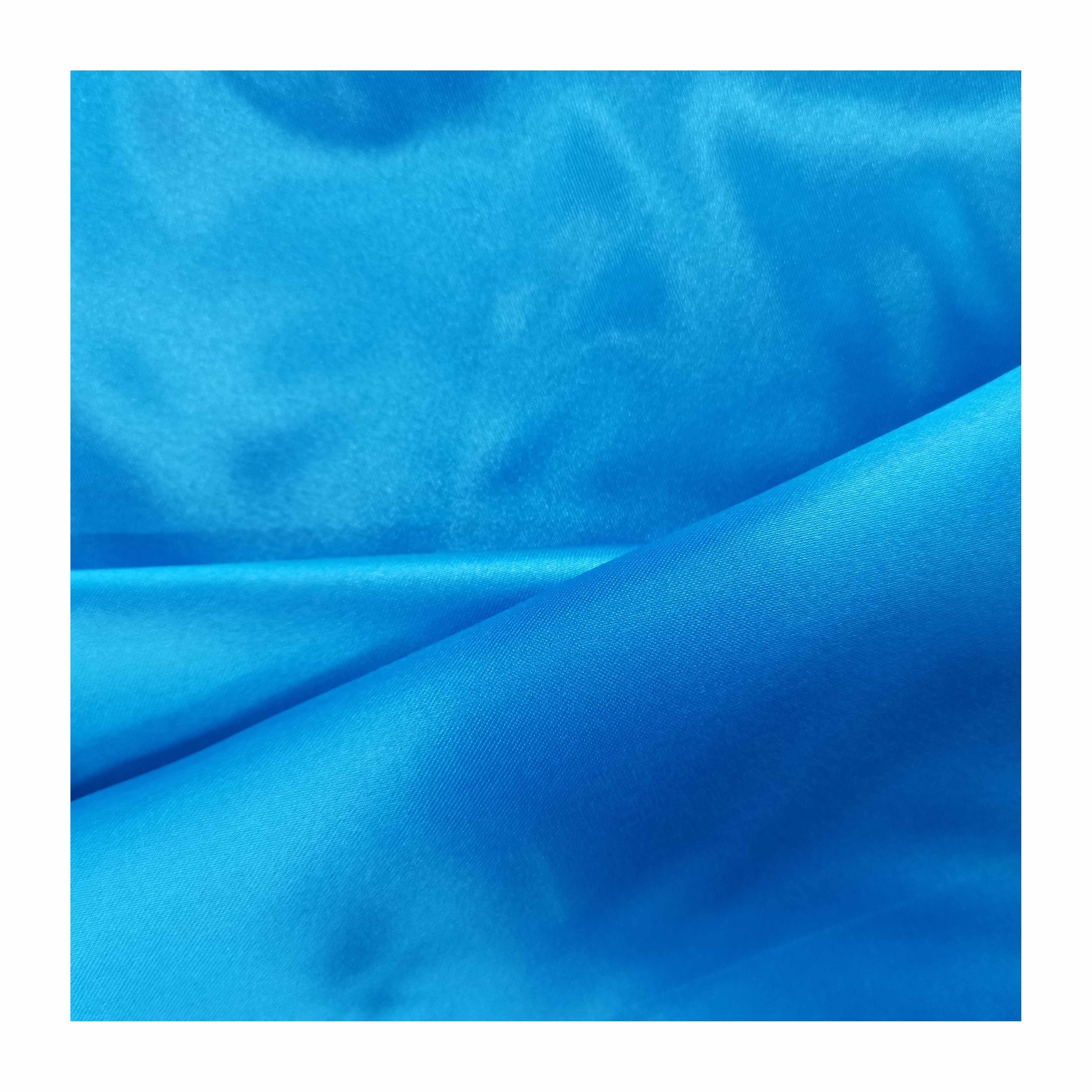 Hot Selling Luxury Shiny Metallic Liquid Polyester Satin Fabric