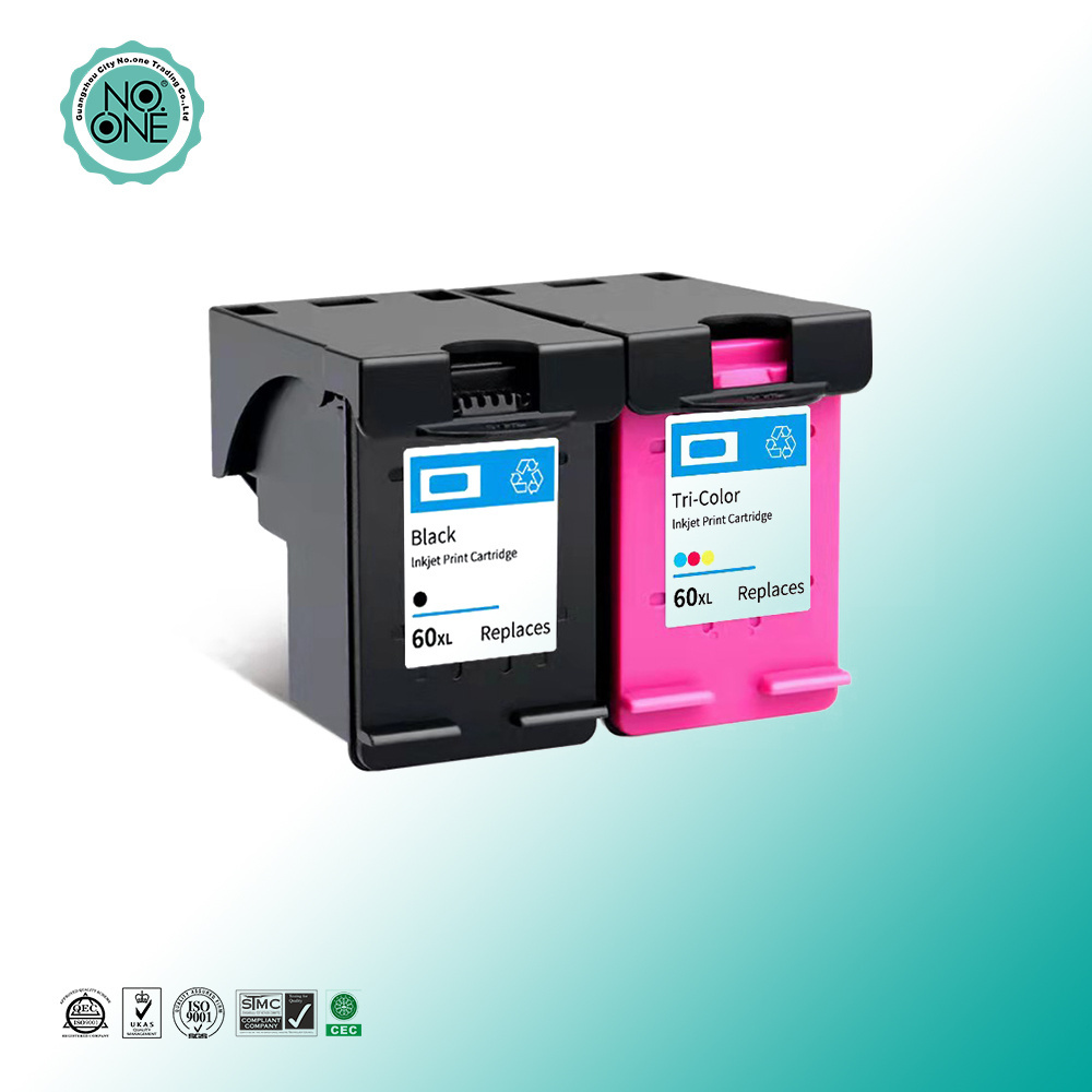 Tri color ink cartridge 61 62 63 64 65 67 121 122 123 301 302 304 305 650 652 653 662 664 678 680 802 803 Printer inkjet for hp