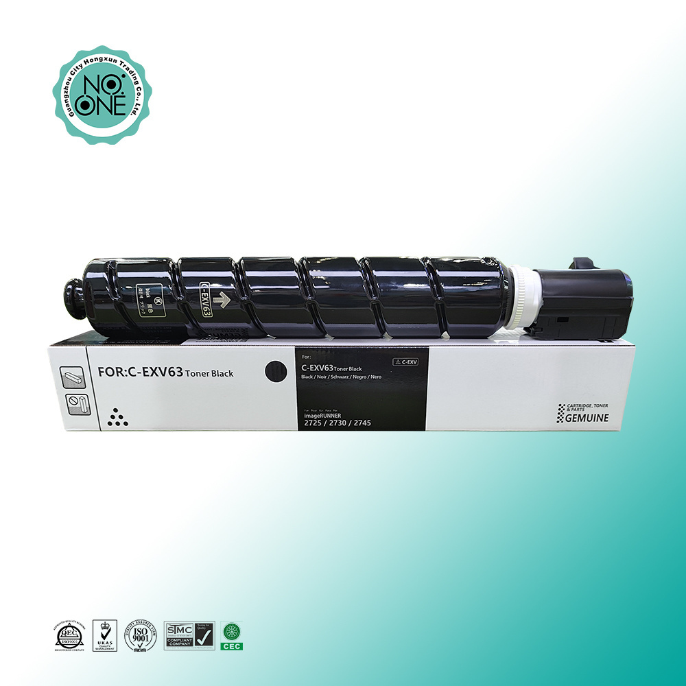 NPG-87 GPR-65 C-EXV63 NPG87 CEXV63 GPR65 Toner Cartridge for Canon Imagerunner ADV IR2725 Ir2730 Ir2735 Ir2745 Toner G87 V63 R65