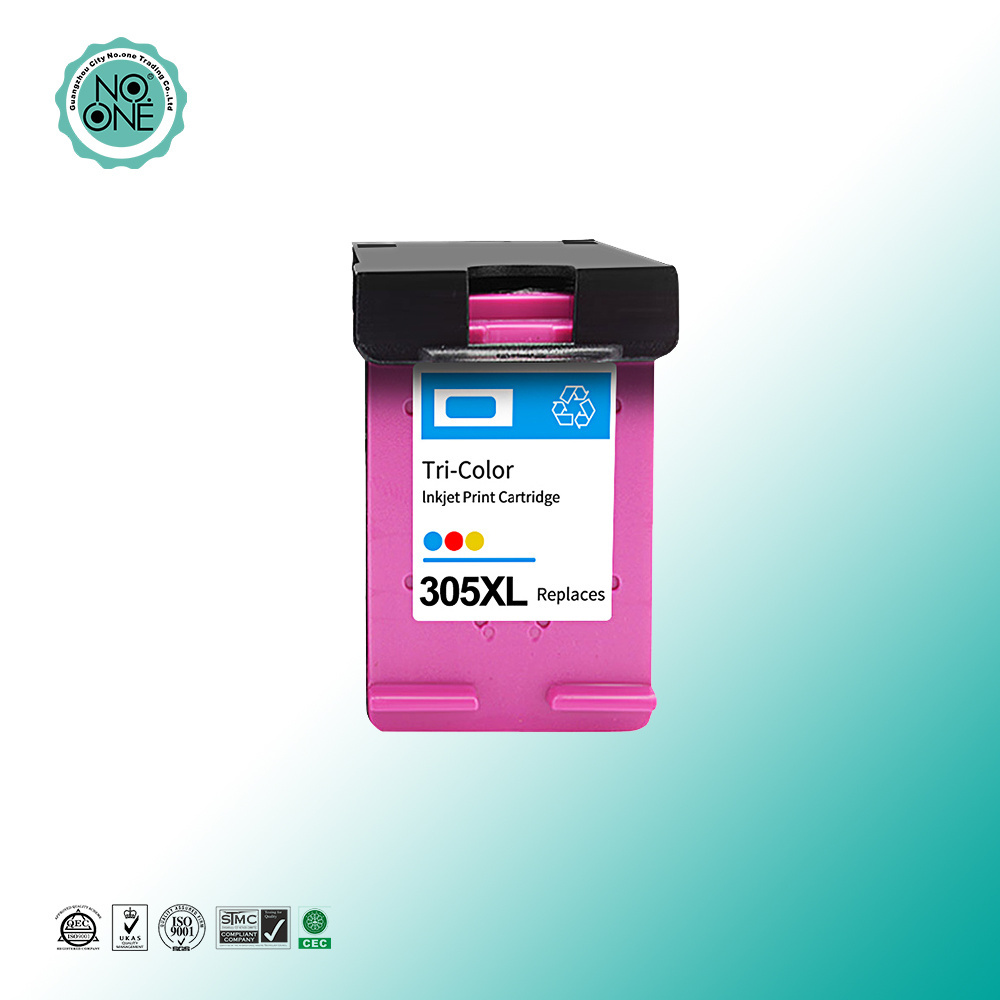 Refilling Ink Cartridges Deskjet Ink Jet 305XL 305 XL Color Remanufactured Black for HP305 2300 2710 2700 Printer Inkjet Full