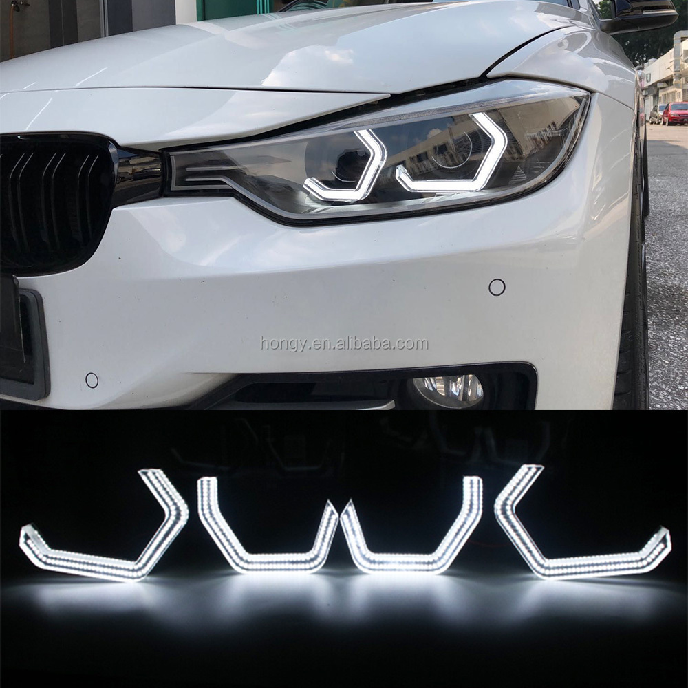 M4 style RGB For E30 E36 E38 E46 E90 E92 F30 Iconic Crystal led angel eyes