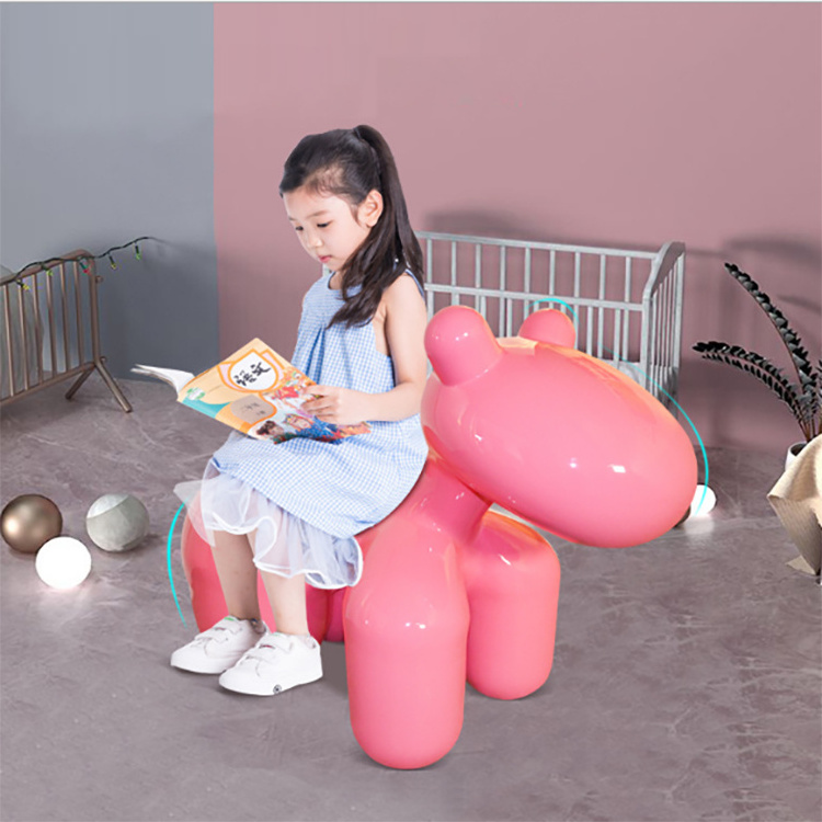 Dog-shaped puppy Chair creative Seating pony stool animal dog sculpture Garden outdoor and home Styling Chair