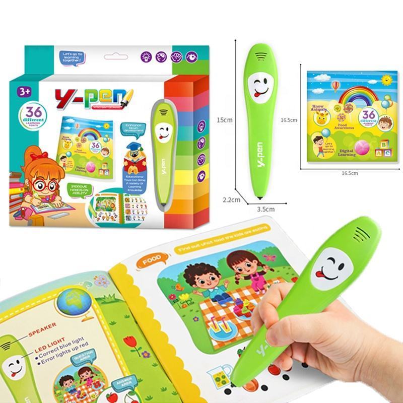 Talking Toy English Logic Sound Reading Y-pen Kids Smart Digital Talking Pen Learning Machine for Kids