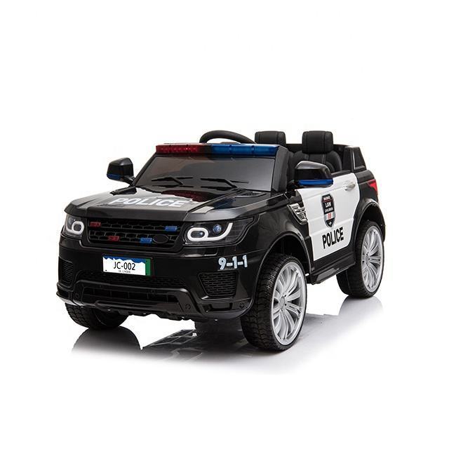 12v battery electric power wheel kids police car Baby ride on two seats ride on car for kids to drive