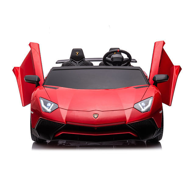 Licensed Lamborghini Aventador SV electric car 24v baby toy car for kids to drive double child ride-on car