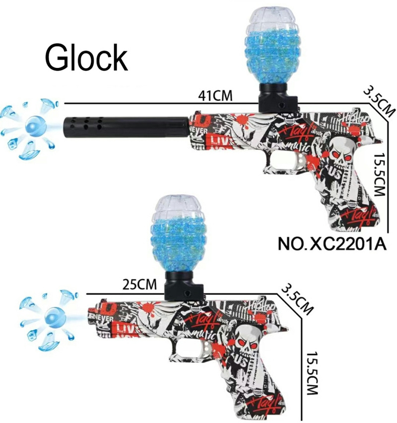 2023 New Multipl Electric Splatter Ball Gel Blaster Pistol M1911 M92 Shooter Water Gel Bullet Toy Gun