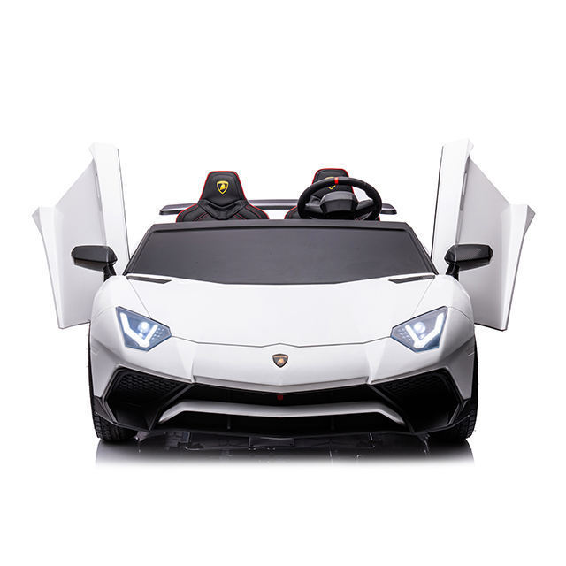 Licensed Lamborghini Aventador SV electric car 24v baby toy car for kids to drive double child ride-on car