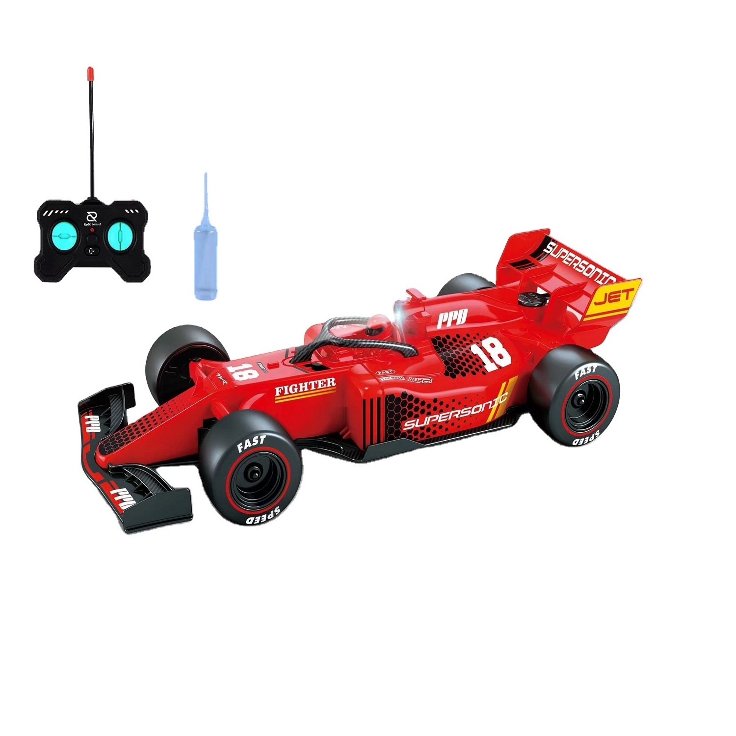 2024 New 1:18 High Speed Drift F1 Car With Mist Spray & Lights,Fast Remote Control Racing Car,Electric Toy Vehicle for Kids