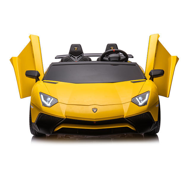 Licensed Lamborghini Aventador SV electric car 24v baby toy car for kids to drive double child ride-on car