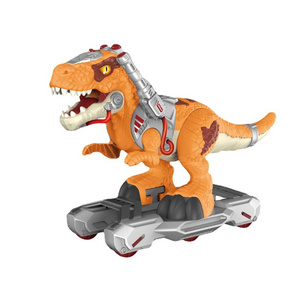 Educational Electric Sliding Ride On Dinosaur Car Toy Scooter Spraying Light Music Story Walker For Toddler