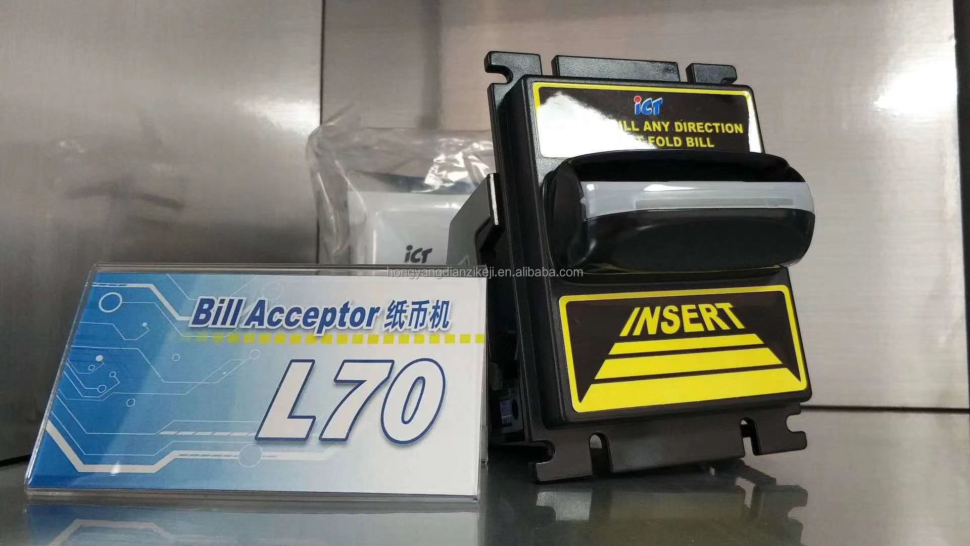 Automatic Banknote Deposit ICT BV20 L70/ICT Stacker bill acceptor for vending machine