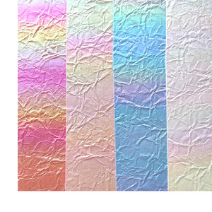 12*53 inch Holographic Rainbow Faux Leather  for DIY Sewing Craft Bows Earrings Distressed PU Leatherette Fabric